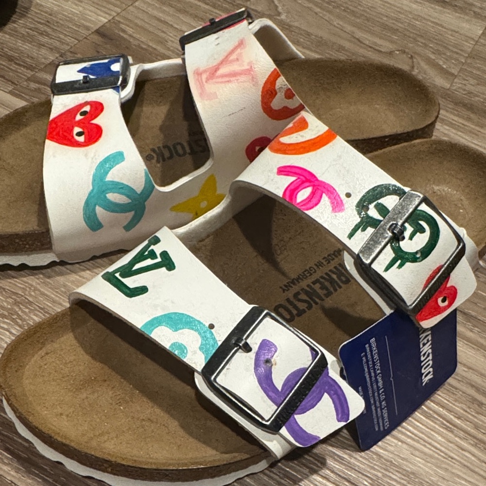 Colorful Women’s Sandals - Picture 2 of 3